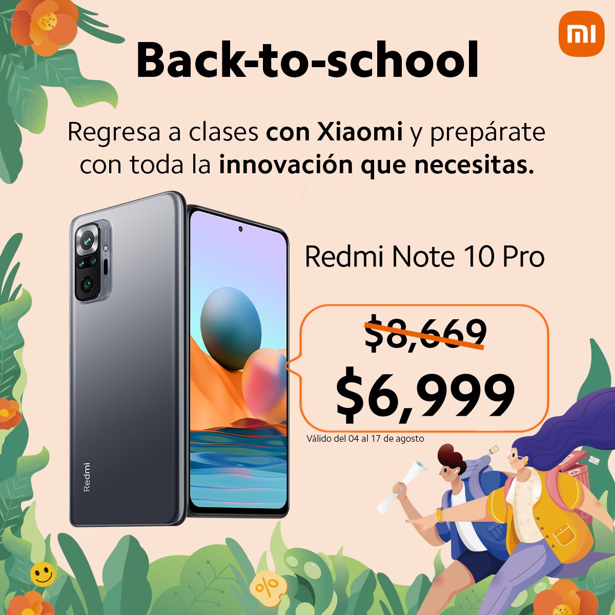 Disfrutar este regreso a clases con los asombrosos descuentos que Xiaomi ofrece en sus productos